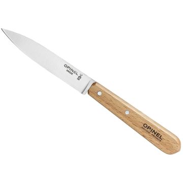 Cutit de Bucatarie Opinel Nr.112 Paring Knife, Natural Varnished Handle, Maro