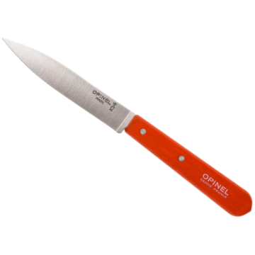 Cutit de Bucatarie Opinel Nr.112 Paring Knife, Tangerine Colour Handle