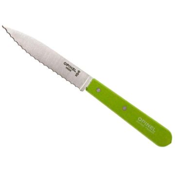 Cutit de Bucatarie Opinel Nr.113 Paring Knife, Apple Green Colour Handle