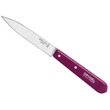 Cutit de Bucatarie Opinel Nr.113 Paring Knife, Plum Colour Handle