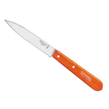 Cutit de Bucatarie Opinel Nr.113 Paring Knife, Tangerine Colour Handle