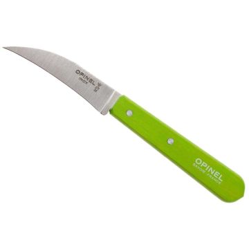 Cutit de Bucatarie Opinel Nr.114 Vegetable Knife, Apple Green Colour Handle
