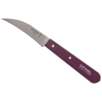 Cutit de Bucatarie Opinel Nr.114 Vegetable Knife, Plum Colour Handle