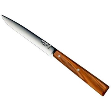 Cutit Opinel Nr.125 Bon Appetit Pro MicroSerrated Table Knife, Olivewood