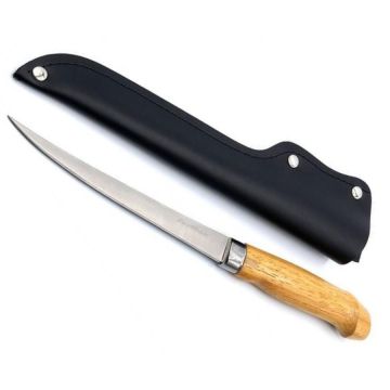 Cutit pentru Filetat Formax cu Maner Cauciucat, 28cm, Lama 16cm