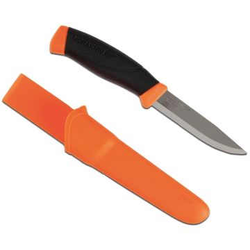 Cutit Supravietuire Mora Companion Heavy Duty, Orange, Lama 10.4cm