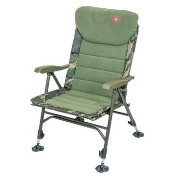 Scaun Carp Zoom Recliner Comfort Armchair 56x46x42/98cm Camou/Fleece