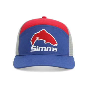 Sapca Simms Brown Trout 7-Panel, Culoare Navy