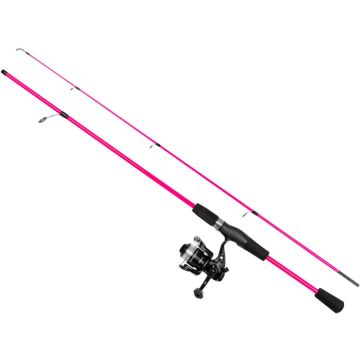 Set Zebco Disco Combo Lanseta 1.60m, 30g, 2buc + Mulineta 1000 + Fir, White