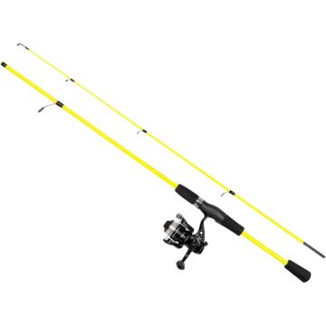 Set Zebco Disco Combo Lanseta 1.60m, 30g, 2buc + Mulineta 1000 + Fir, White
