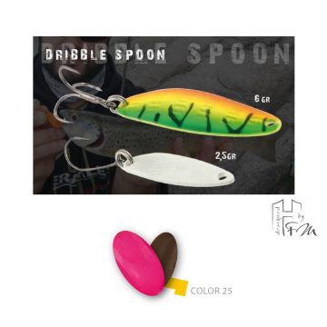 Lingura oscilanta Herakles Dribble Spoon Pink/Brown, 2.50g