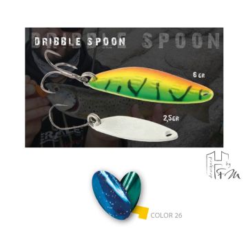 Lingura oscilanta Herakles Dribble Spoon Petrol Sky, 2.50g