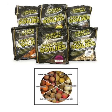 Boilies Crafty Catcher Fast-Food, 500g