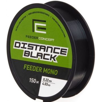 Fir Monofilament Feeder Concept Line Distance, Black, 150m