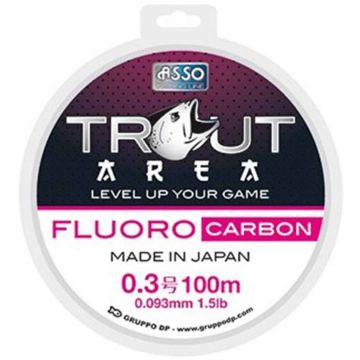 Fir Fluorocarbon Asso Trout Area Fluorocarbon White, 100m