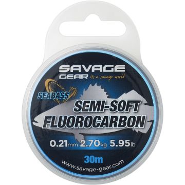 Fir Fluorocarbon Savage Gear Semi-Soft Sea Bass, 30m