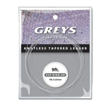 Fir Inaintas Conic Copolymer Greys Greylon Knotless Tapered Leaders, 2.7m