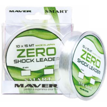 Fir Inaintas Conic Maver Zero Shock Leader, Clear, 10x15m/rola