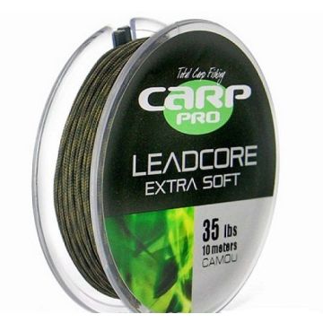 Fir Leadcore Carp Pro Extra Soft, Camou, 10m