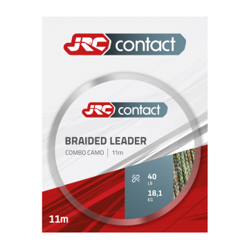 Fir Leadcore JRC Contact Braided Leader Combo Camo, 11m