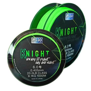 Fir Monofilament Asso Knight Fluorescent Chartreuse, 1200m