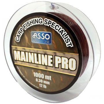 Fir Monofilament Asso Mainline Pro Brown, 1000m