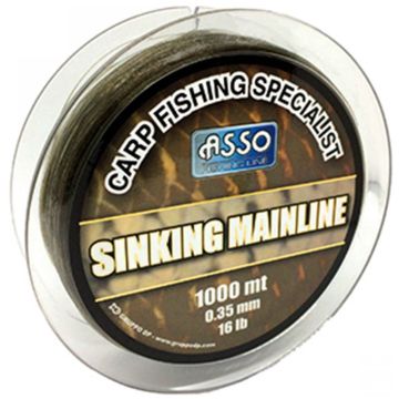 Fir Monofilament Asso Sinking Mainline Brown, 1000m
