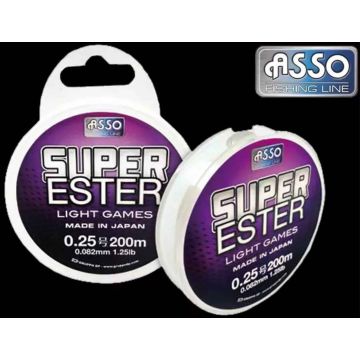 Fir Monofilament ASSO Super Ester White-Fluo, 200m