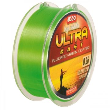 Fir Monofilament Asso Ultra Cast Verde Fluo, 150m