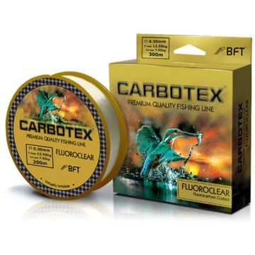 Fir Monofilament Carbotex Fluorocarbon Coated, Transparent, 100m