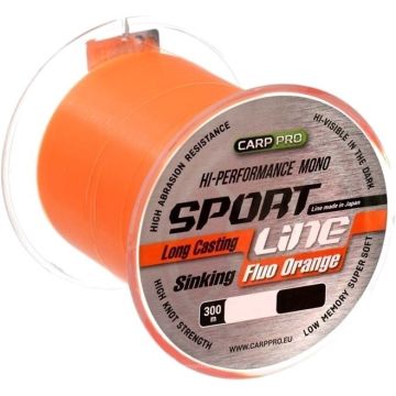 Fir Monofilament Carp Pro Sport Line, Fluo Orange, 300m