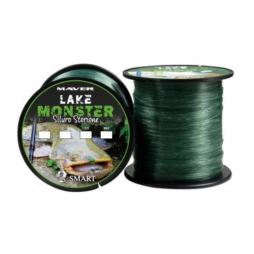 Fir Monofilament Maver Lake Monster Siluro Sturione, Dark Green, 300m