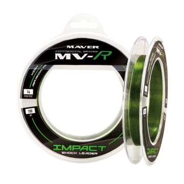 Fir Monofilament Maver MV-R Low Impact Shock Leader Sinking, Dark Green, 100m