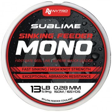 Fir Monofilament Nytro Sublime Sinking Feeder, 150m