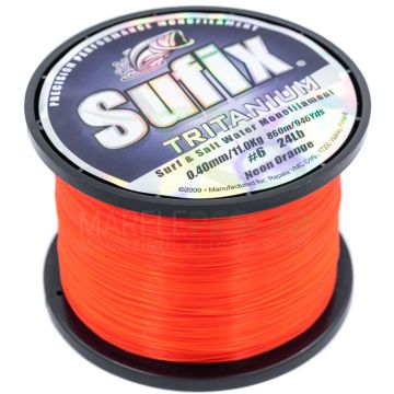 Fir Monofilament Sufix Tritanium, Neon Orange, 680m - 1750m