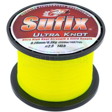 Fir Monofilament Sufix Ultra Knot Yellow, 640m - 2400m