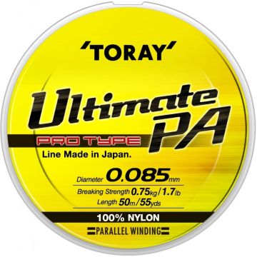 Fir Monofilament Toray Ultimate PA, Clear, 50m