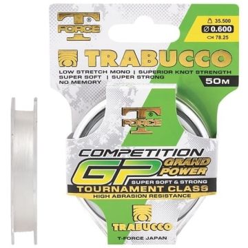 Fir Monofilament Trabucco T-Force Competition GP, Transparent, 50m