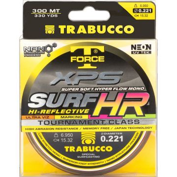 Fir Monofilament Trabucco T-Force Xps Surf Hr Uv Mark System, 300m
