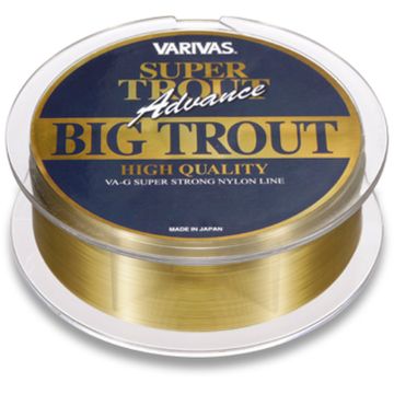 Fir Monofilament Varivas Super Trout Advance Big Trout Nylon, Status Gold, 150m