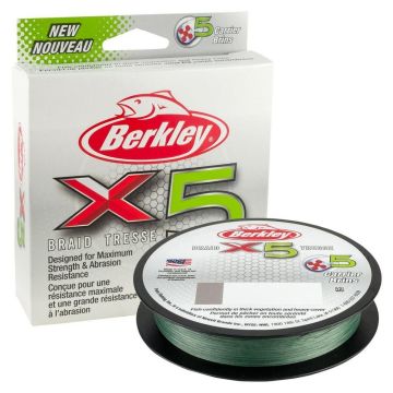 Fir Textil Berkley X5 Braid, Low Vis Green, 150m