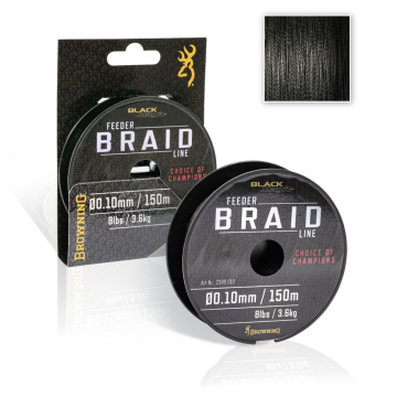 Fir Textil Browning Black Magic Feeder Braid, Black