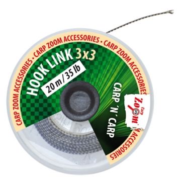 Fir Textil Carp Zoom Hooklink, Maro, 3x3mm, 20m