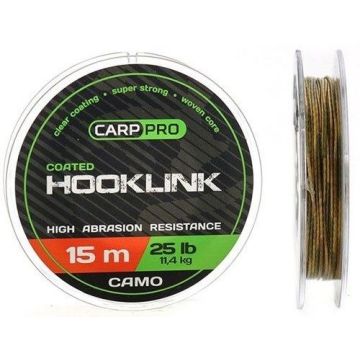 Fir Textil Cu Camasa Carp Pro Coated Hooklink Camo, 20m