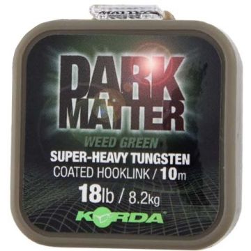 Fir Textil Cu Camasa Korda Dark Matter Super-Heavy Tungsten Coated Weed Green, 20m