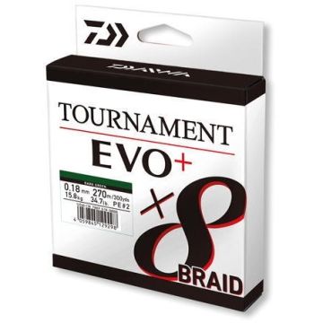 Fir Textil Daiwa Tournament 8X Braid Evo+, Culoare Dark Green, 135m