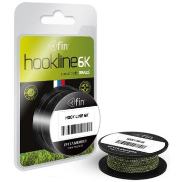 Fir Textil Delphin Hookline 6K, Grass Green, 20m