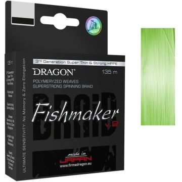 Fir Textil Dragon Fishmarker Momoi V.2, Zielona Fluo, 135m