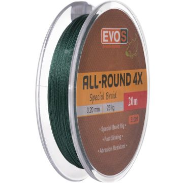 Fir Textil Evos All-Round 4X Special Braid, Verde, 20m