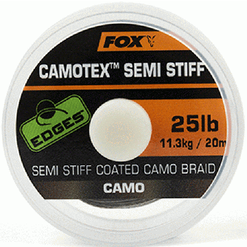 Fir Textil Fox Edges Camotex Semi Stiff, 20m